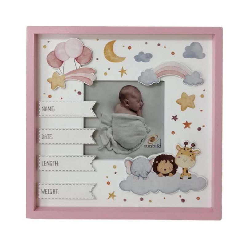 Baby Boy's or Girl's Wooden Photo Frame