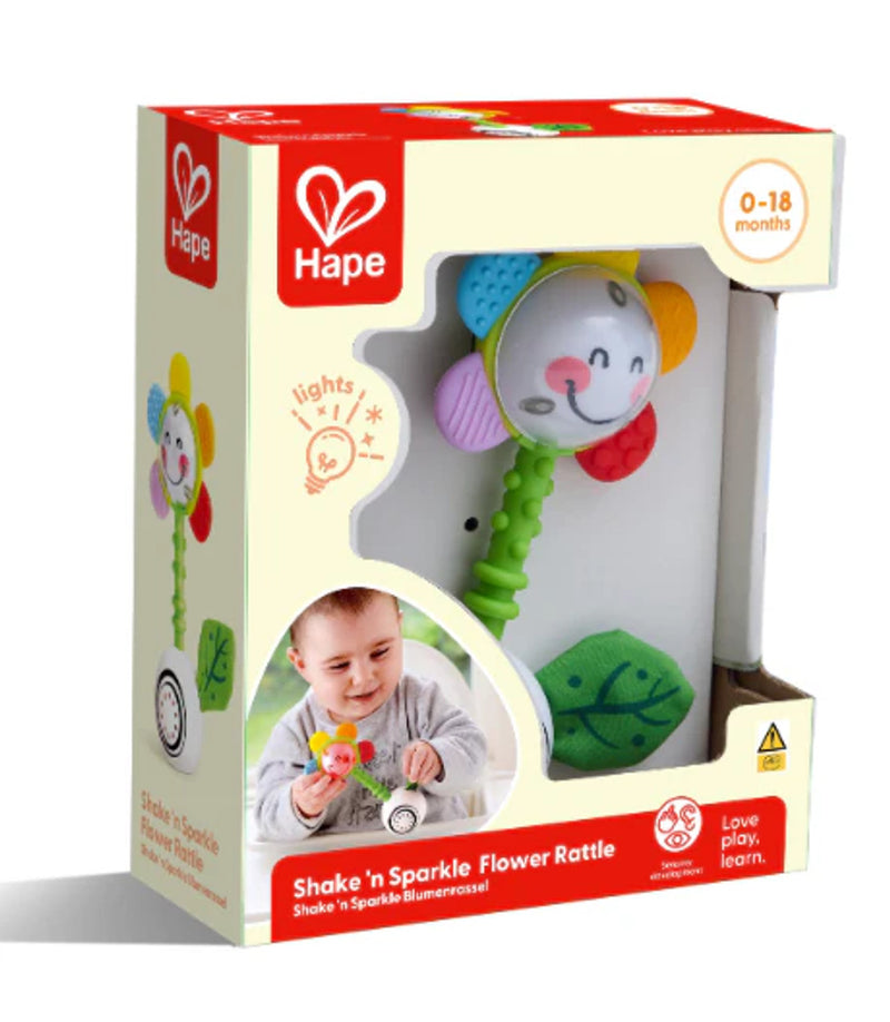 Hape | Shake ''n Sparkle Flower Rattle