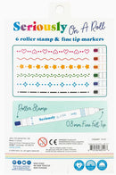 Ooly | Seriously On A Roll - Fine Tip & Roller Stamp Tip Markers