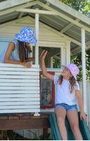 Sundaise - Kristen Palm Blue Hat 6-12yrs