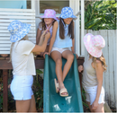Sundaise - Kristen Palm Blue Hat 6-12yrs