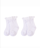 Hudson Baby | Socks with Lace Trim - 2 Pce Set - Asst sizes