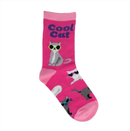 Socksmith | Cool Cat Crew Socks - Pink