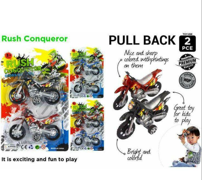 2pce Pull Back  motorBikes