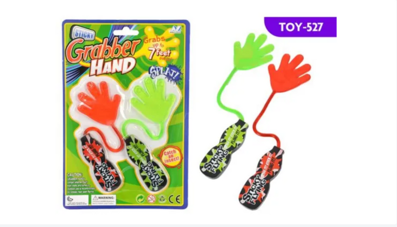Sticky Grabber Hands Toy -2-Pc