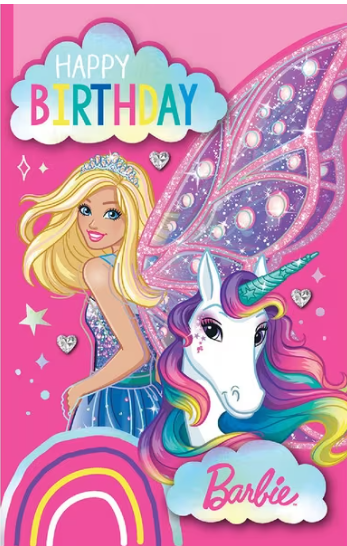 Barbie Birthday Card RRP $7.99