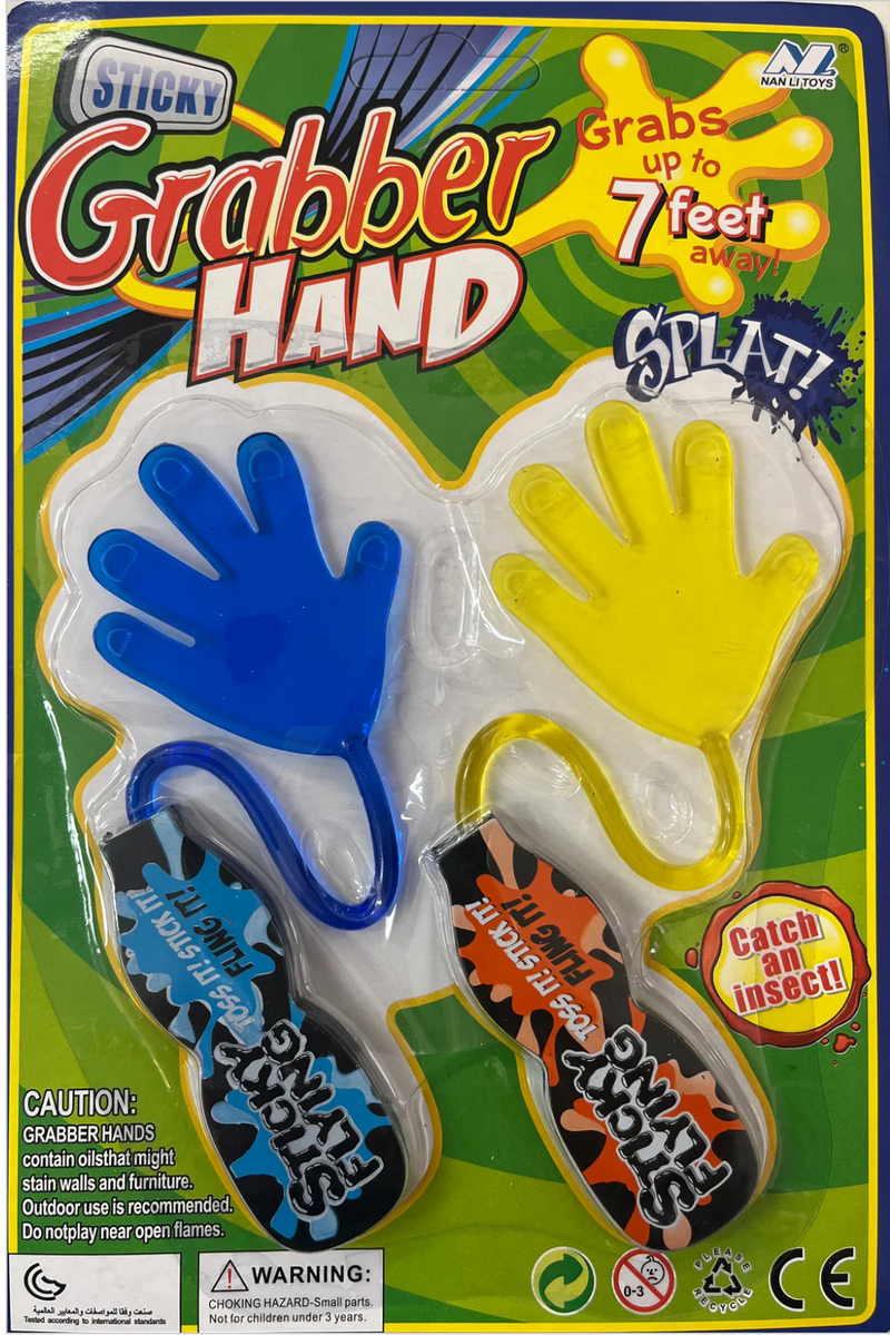 Sticky Grabber Hands Toy -2-Pc