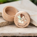 White Fairy Tooth Box - Keepsake Storage Container for Teeth