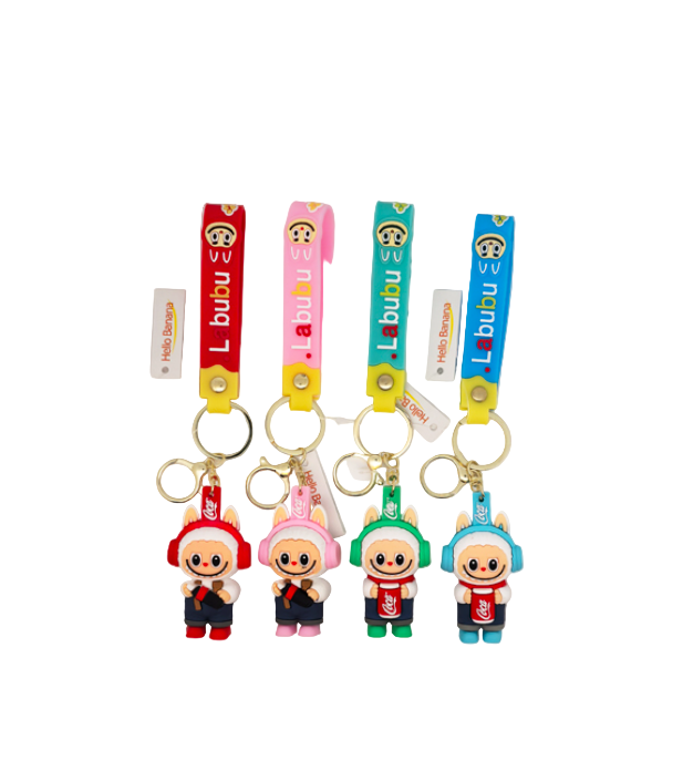 Key ring 4 mixed  Labubu - assorted