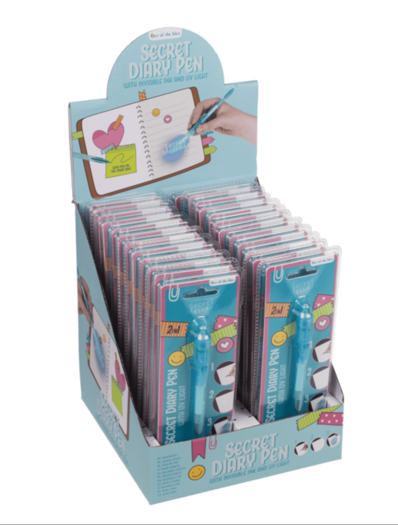 Out of the Blue | Secret Diary Pen Assorted