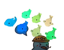 Glow-in-the-Dark Dolphin Figurines