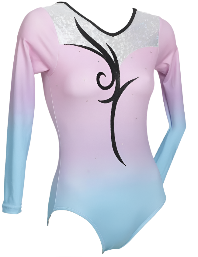 GY101 Child L/S Gymnastics leotard - Azalea