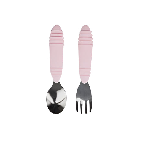 Bumkins Spoon and Fork | Pink