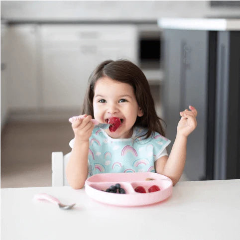 Bumkins Spoon and Fork | Pink