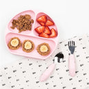 Bumkins Spoon and Fork | Pink