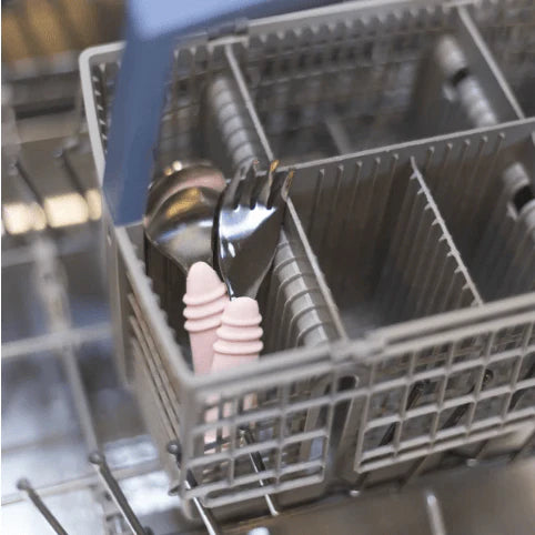 Bumkins Spoon and Fork | Pink