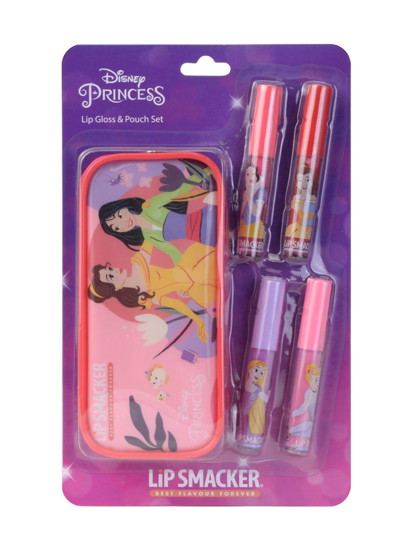 Lip Smacker Disney Princess Lip Gloss And Pouch Set