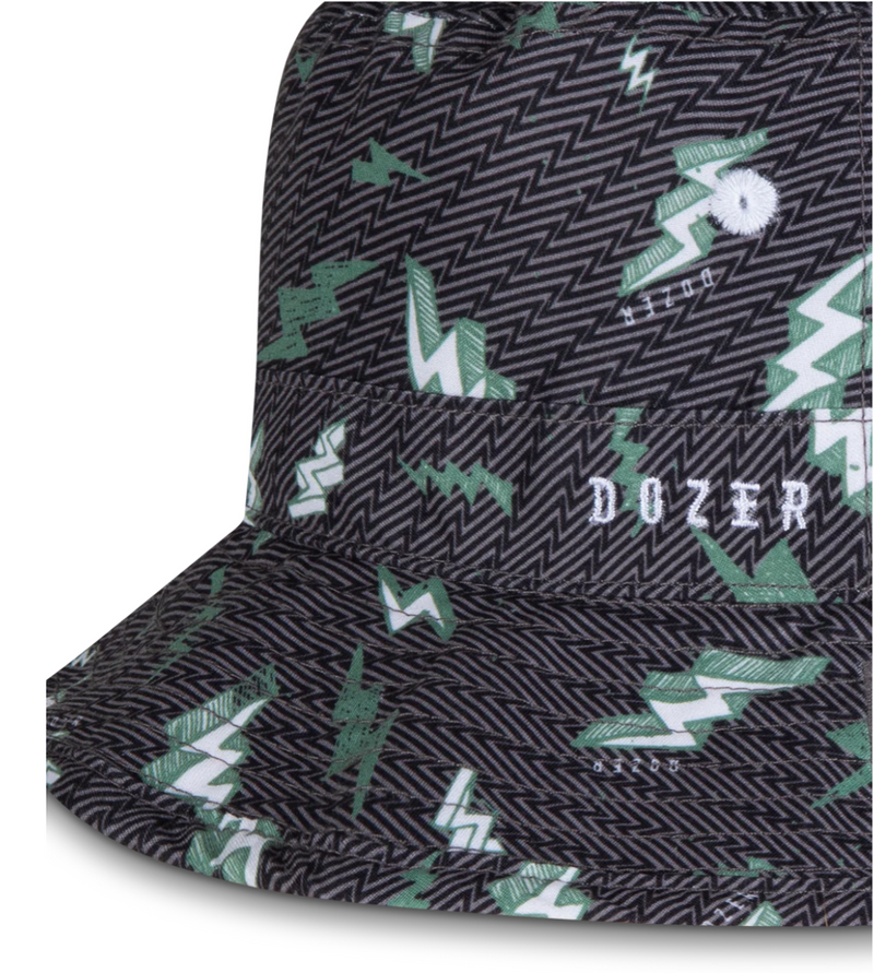 Dozer Boys Zap Bucket Hat - Charcoal