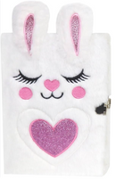 Bunny Plush Fluffy Secret Notebook