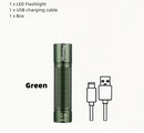 3W High Brightness Mini Flashlight - USB Rechargeable