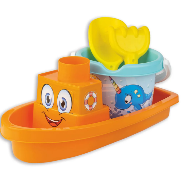 Androni Giocattoli Fish Boat and Bucket Set RRP $24.99