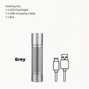 3W High Brightness Mini Flashlight - USB Rechargeable