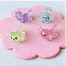 Mini Salamander Resin Collectible Figurine ( Axolotl)