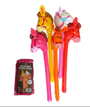 Inflatable Hobby Horse - Assorted Colours