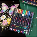 24-Colour Dual-Tip Glitter Markers