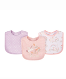 Hudson Baby 3pk Girls Bibs