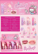 Lip Gloss Pop Sassy with Labubu Keychain