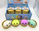 Mystery Dumpling Bun Squishy Emoji Face – Large Size 8.5cm (S00946)