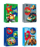 Paper Gift Bab W/ Car, train, Monster Truck SIZE:26*32*10CM