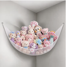 White Hanging Storage Net & Hammock - Oval