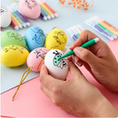 DIY Egg Ornament Colouring with Water Pens