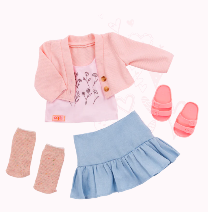 Our Generation | Country Charm Sweater & Skirt Outfit for 46cm Dolls