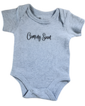 'Coming soon' baby onesie (short-sleeve)