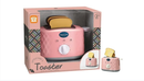 Little chef's | Pink Diamond Simulation Toaster with Toast