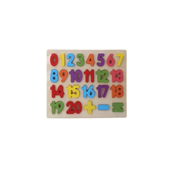 WOODEN PUZZLE NUMBERS 1-20