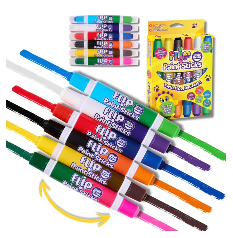 Little Brian - Flip Paint Sticks 6 pk **PRE-ORDER**