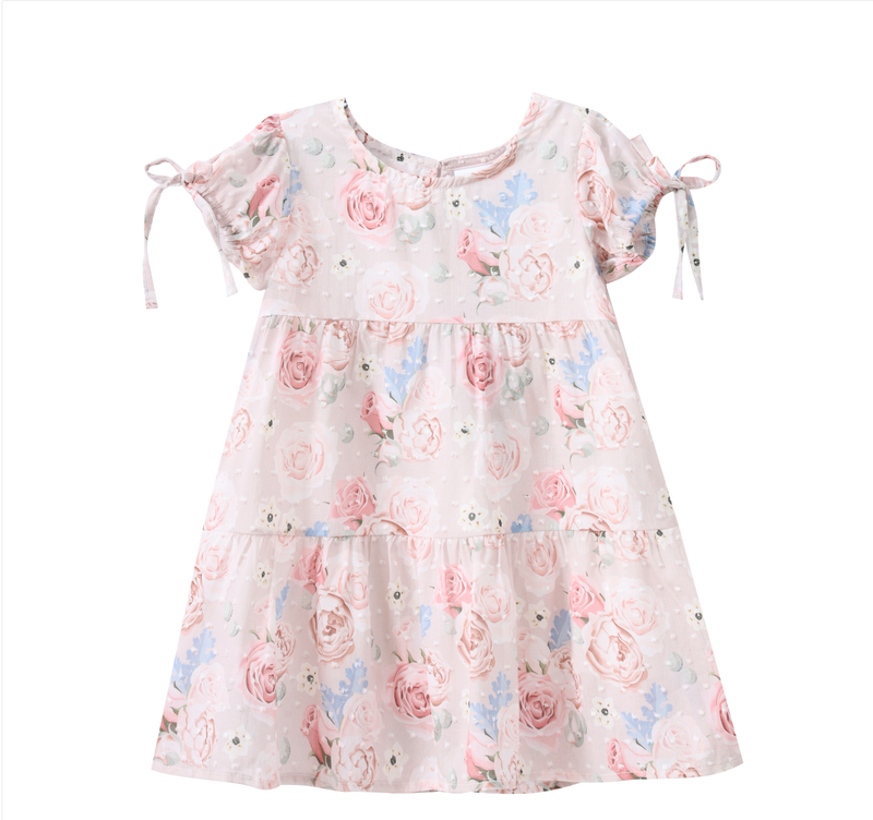 Cracked Soda | Naomi Babydoll Dress beige 3-8