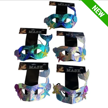 SPARKLY MERMAID MASK?TAIL (COLOUR CHANGING )