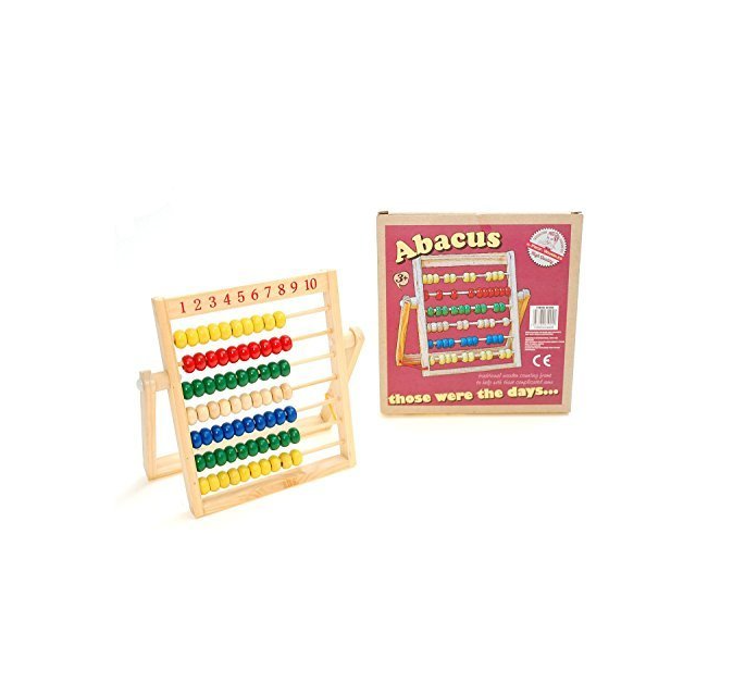 Prof Warbles Retro Wooden Children's Abacus Counting Frame