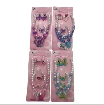 NECKLAC E BUTTERFLIES 5PC SET