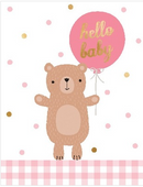 Small Baby Gift Card - Hello Baby - Girl