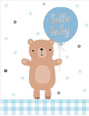 Small Baby Gift Card - Hello Baby - Boy