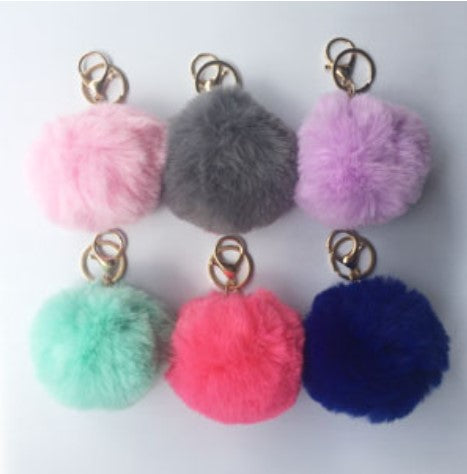 Kids Pom Pom Keychain