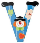 Wooden  Colourful Clown Letters A-Z Asst