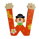 Wooden  Colourful Clown Letters A-Z Asst