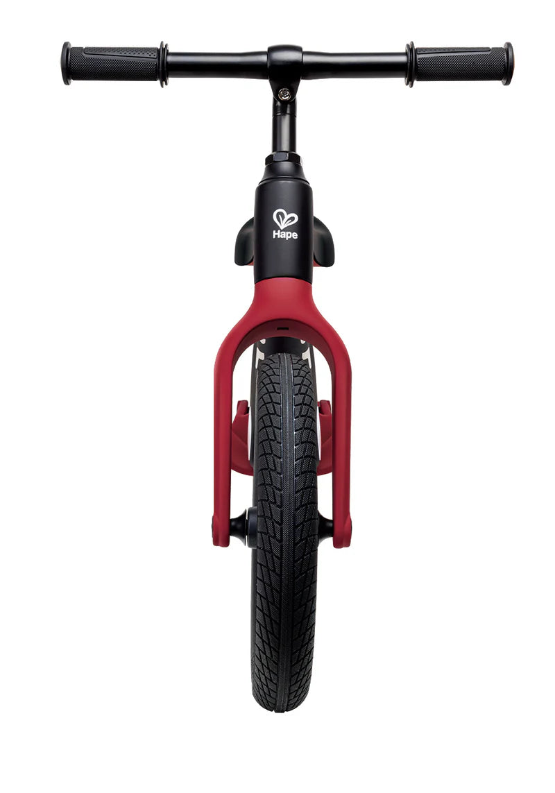 Hape Shock-Absorbing Balance Bike - Red & Black